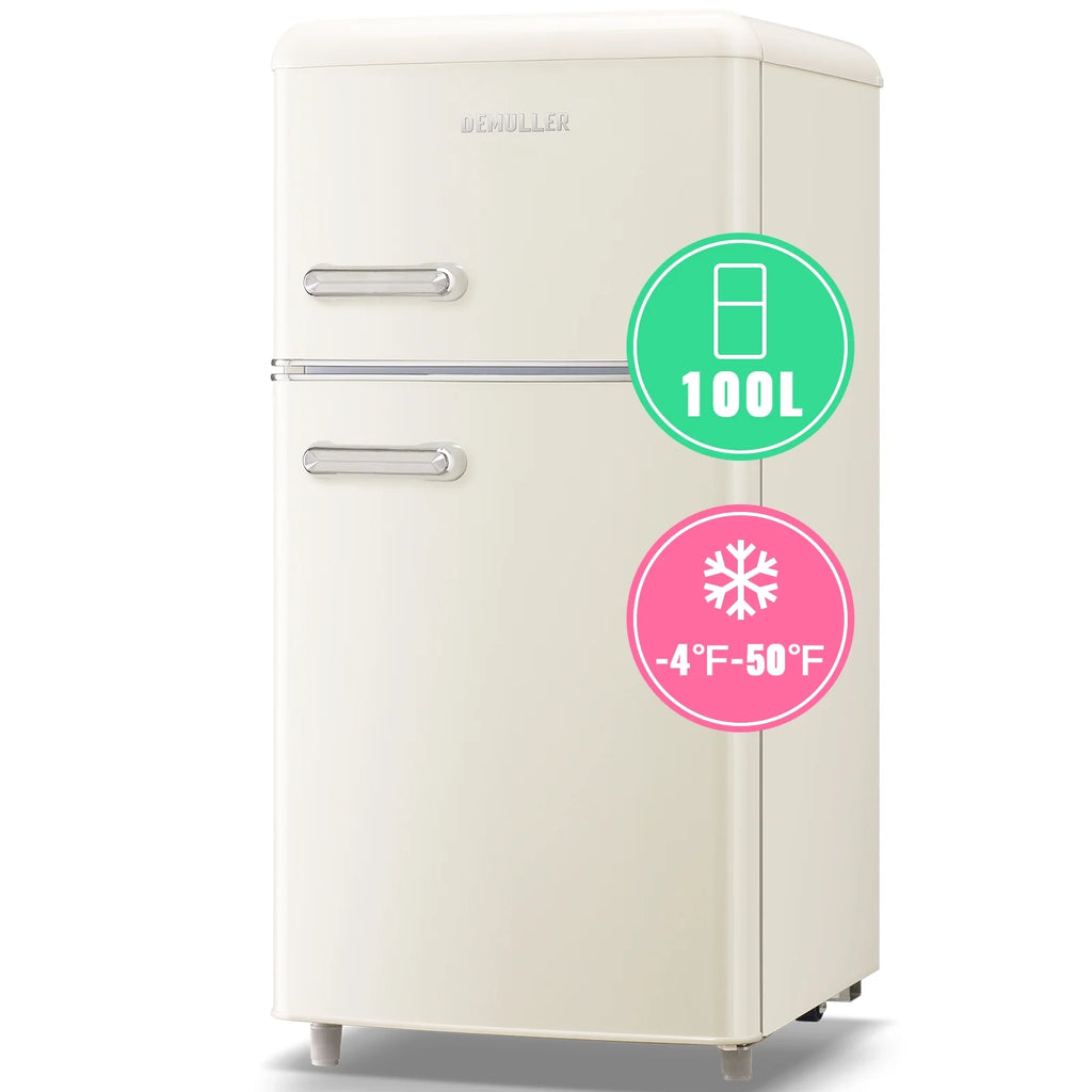 3.5 Cu. ft Double Door Mini Fridge T507