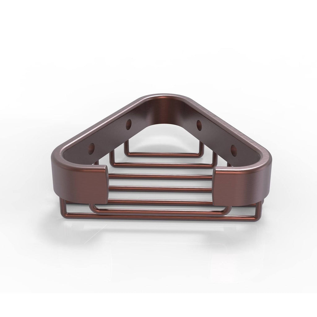 Corner Soap Basket Antique Copper S871345