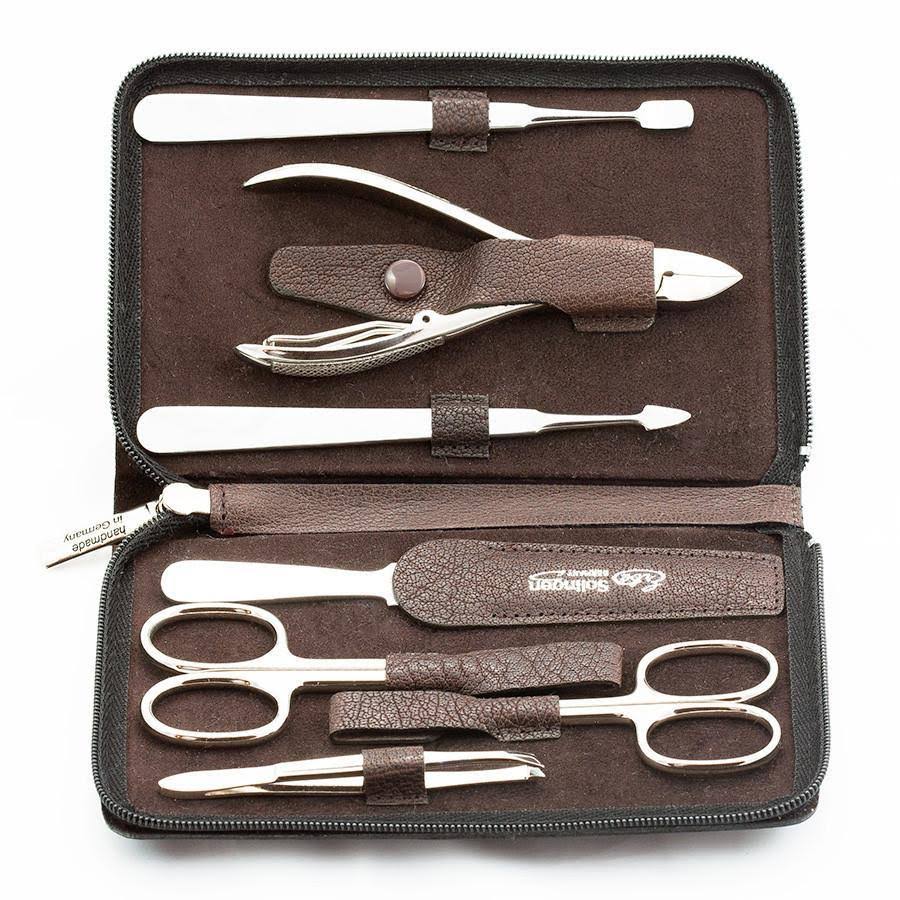7 Pcs Nickel Plated High Carbon Steel Manicure Set V478