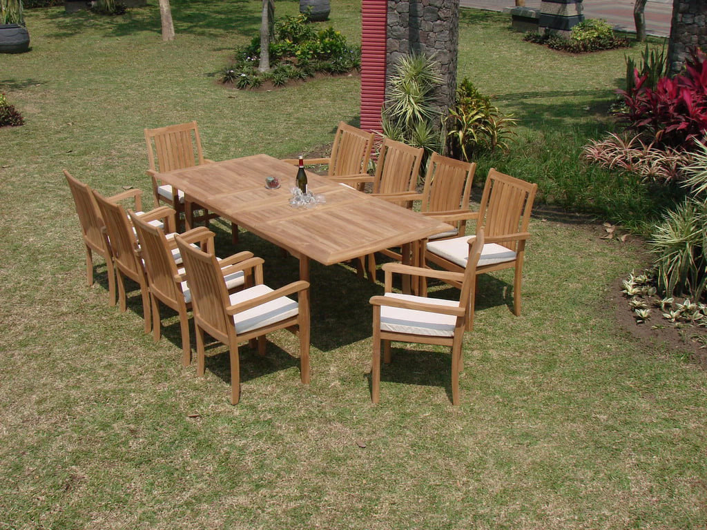 10 Seater 11 Pc Teak Dining Set V563001
