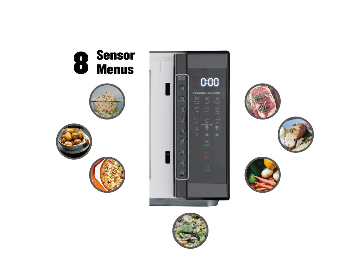 1.1 cu ft Stainless Steel Countertop Microwave Oven S971