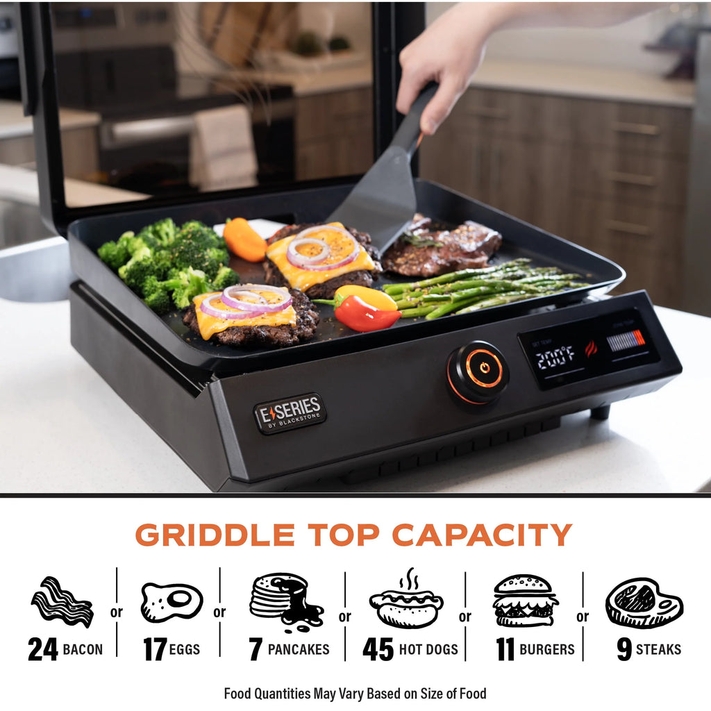 17 Electric Tabletop Griddle with Hood L5547
