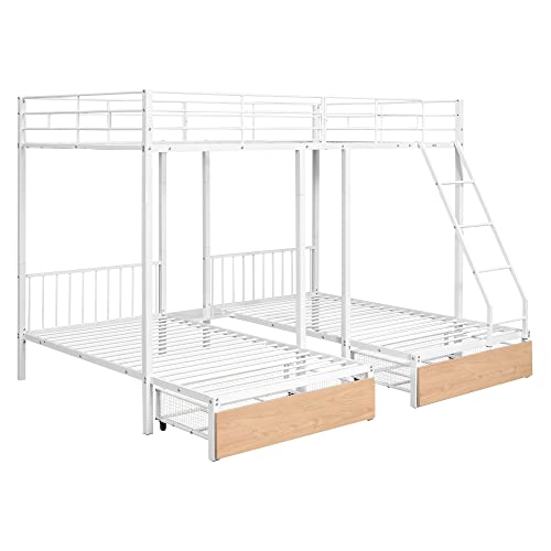 Black Triple Bunk Bed Twin Size B175110