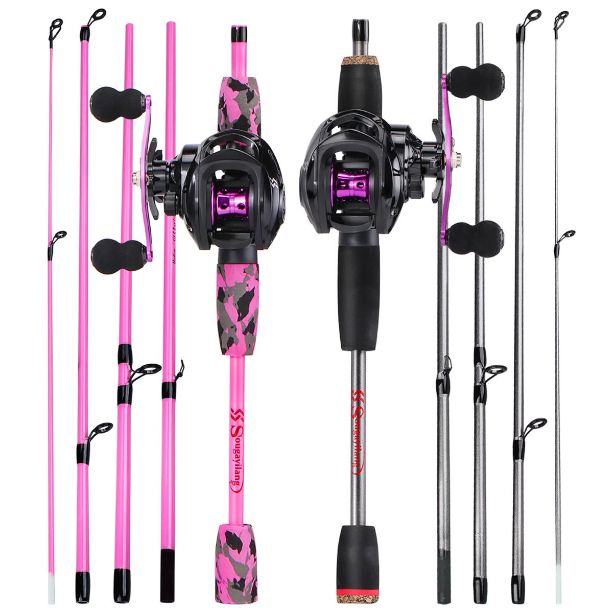 Casting Fishing Rod and Fishing Reel Combo W611157