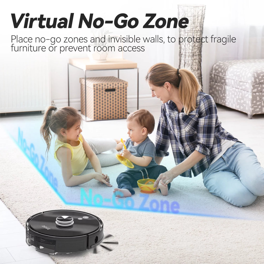 Robot Vacuum Cleaner 2000 Pa Suction E6825