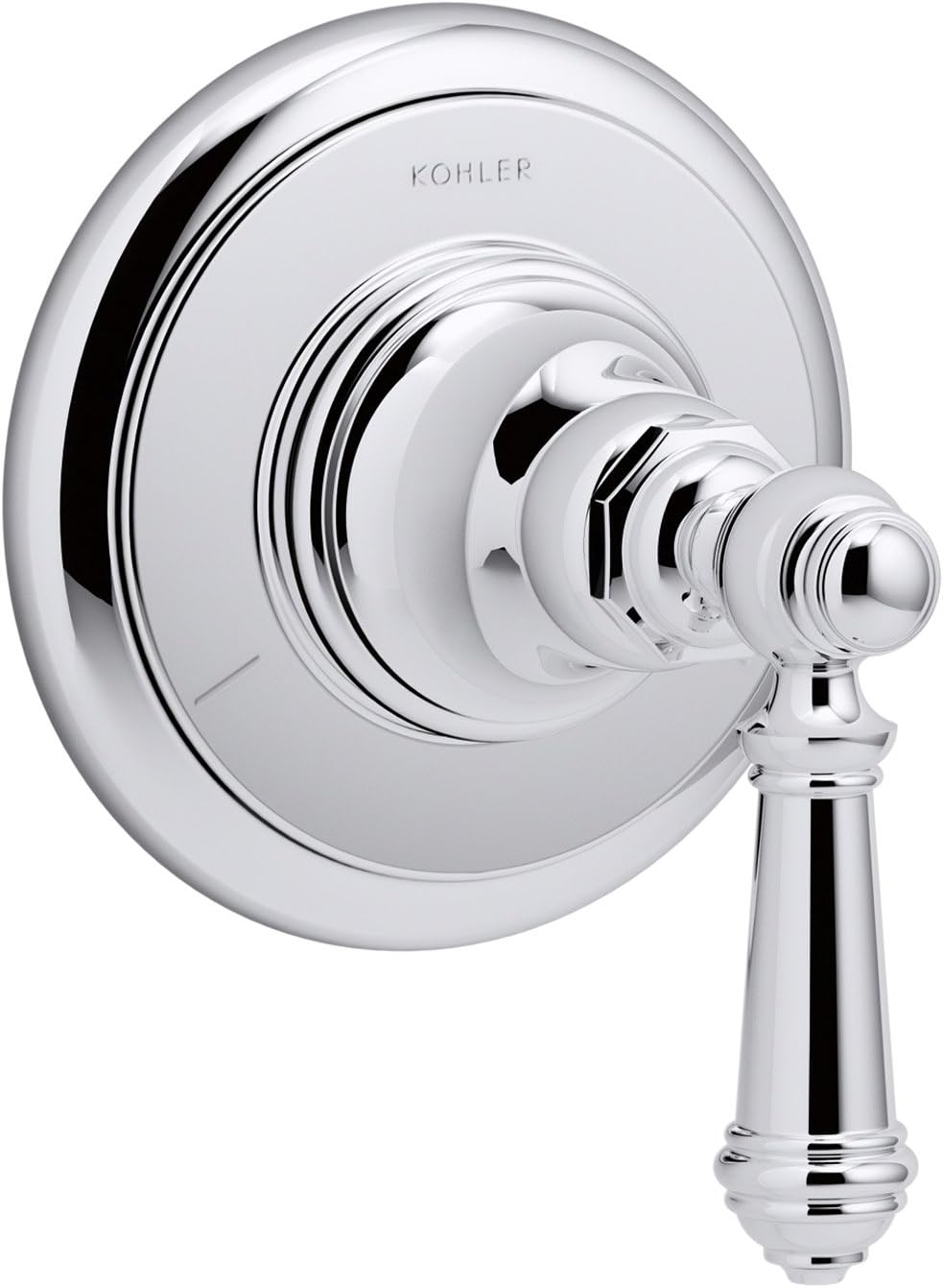 Transfer valve trim with lever handle, Vibrant Brushed Nickel E160