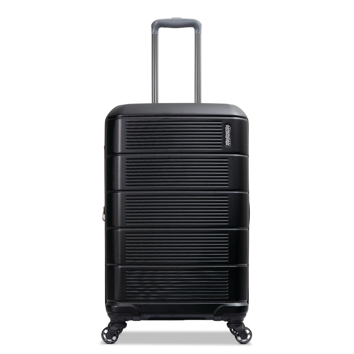 Hardside Medium Checked Spinner Luggage Jet Black Y293