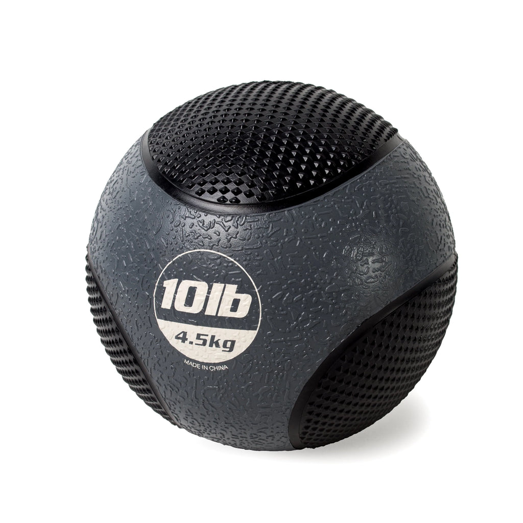 Weighted Rubber Textured Medicine Ball, 6 lbs F52176