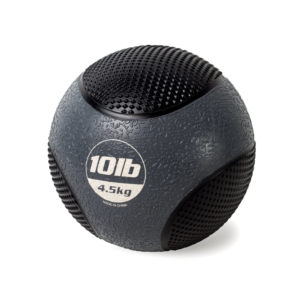 Weighted Rubber Textured Medicine Ball, 6 lbs F52176