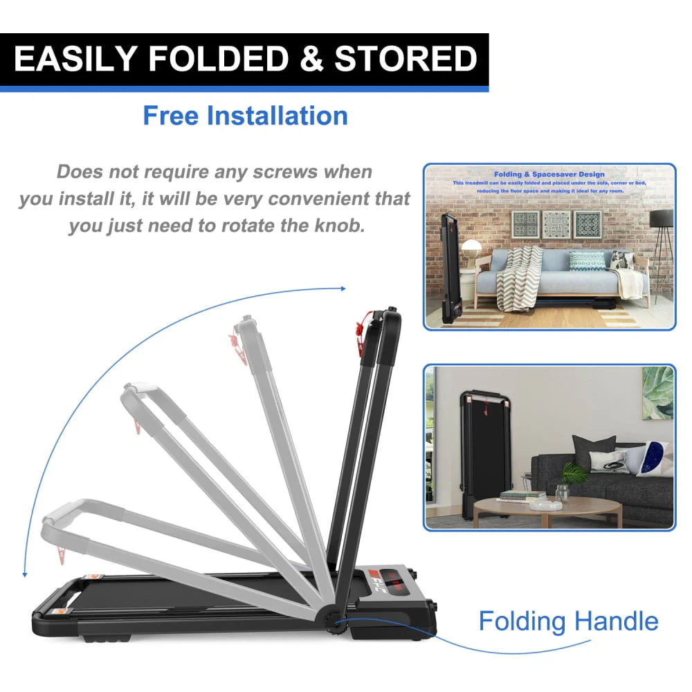 Folding Incline Electric Treadmill 2.5HP D5779