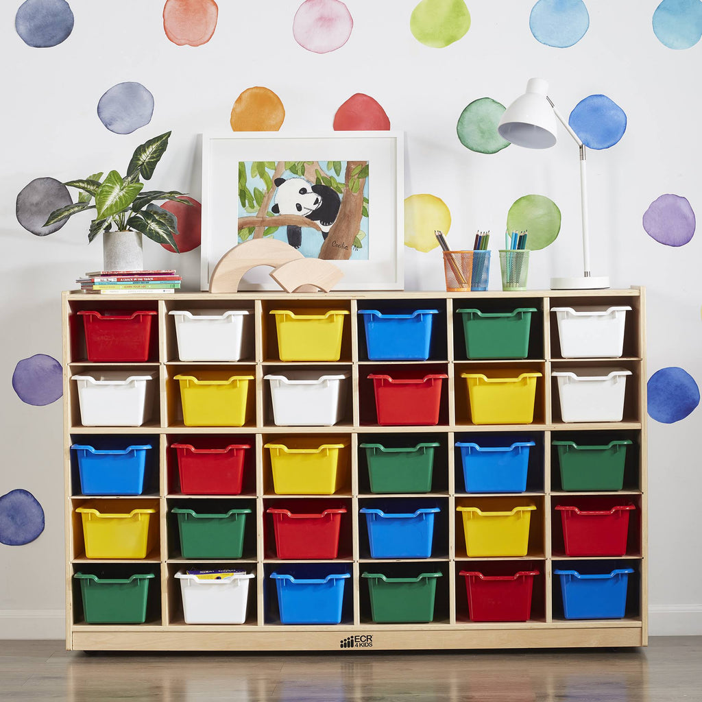 Birch 30 Cubby Tray Cabinet M4337