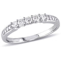 14kt White Gold Diamond Wedding Band A53327
