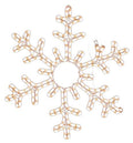 36-Inch Snowflake Holiday Rope Light Motif Q46096