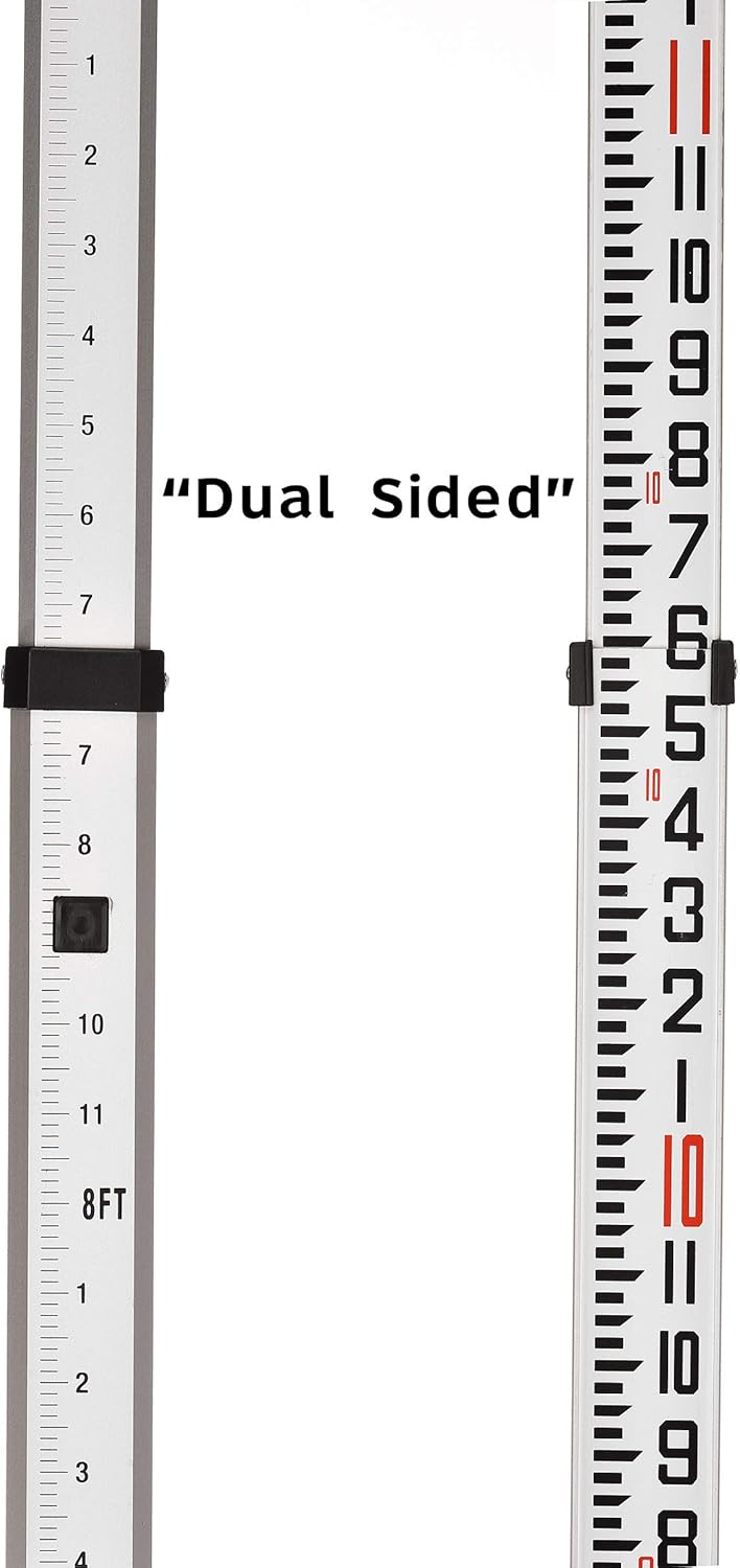 Dual Side Aluminum Telescopic Rod with Carrying Case 16FT Pack of 2 J4560