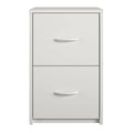 White 2 Drawer File Cabinet T970