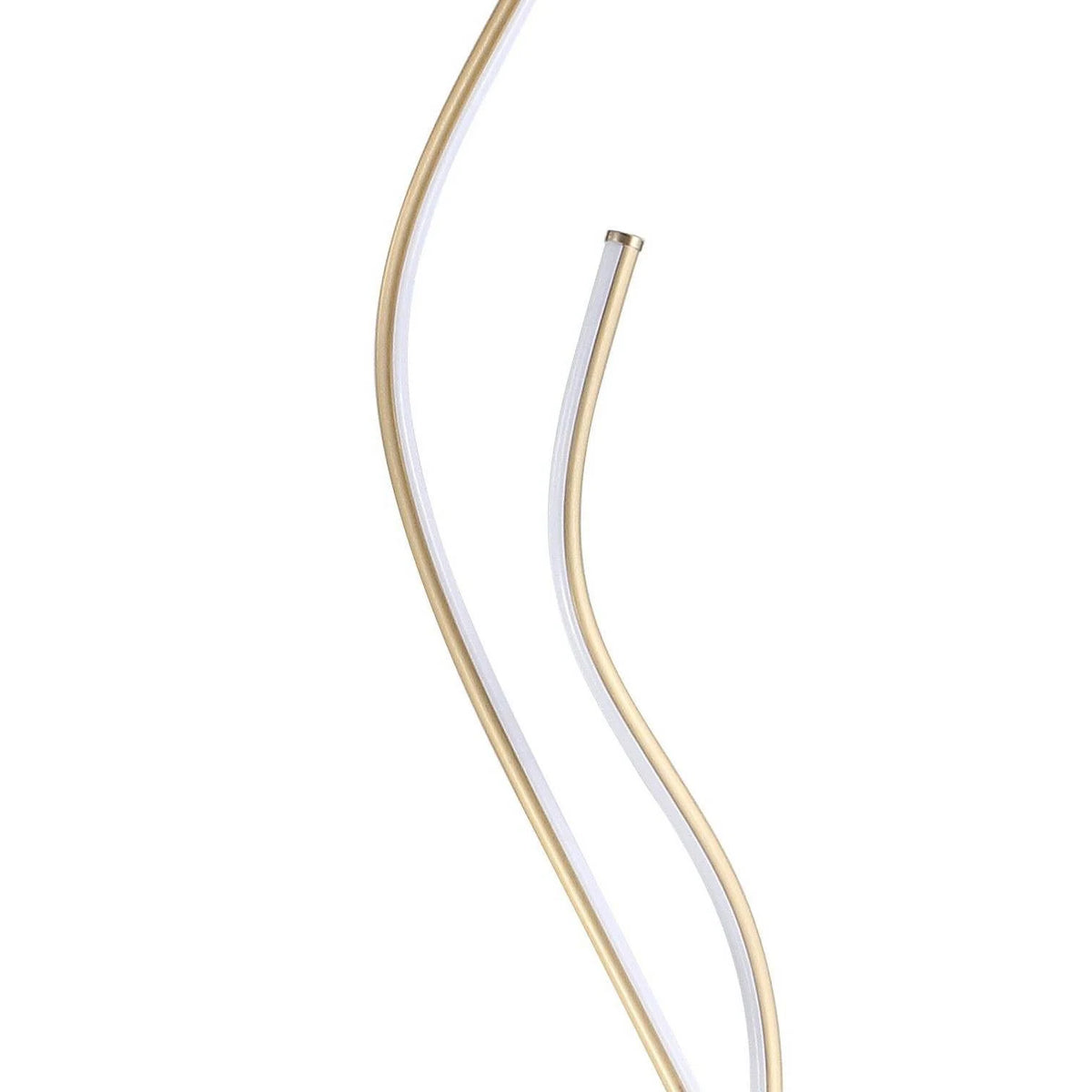 Gold LED Integrated Floor Lamp O726230