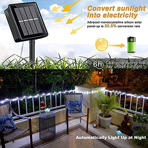 Purple Solar Outdoor Rope Lights, 72ft 200 LED L1129