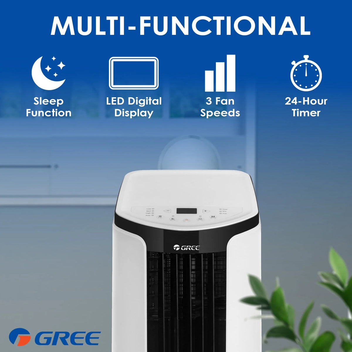 6,000 BTU Portable Air Conditioner with Remote A7844