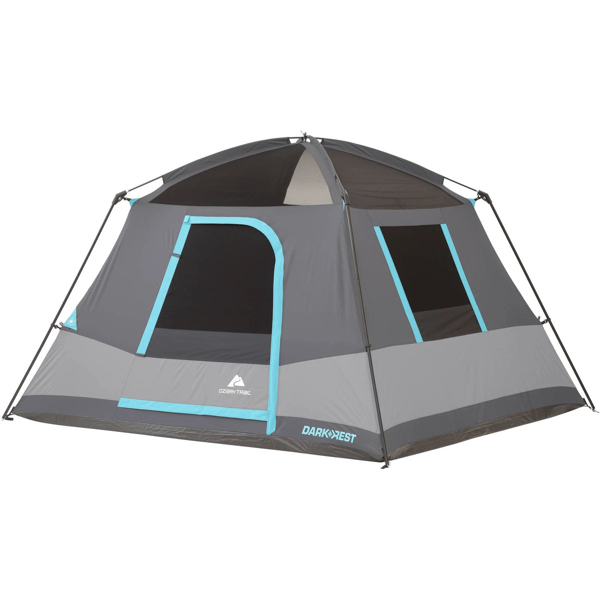 6-Person Dark Rest Cabin Tent with Skylight Ceiling Panels S78419