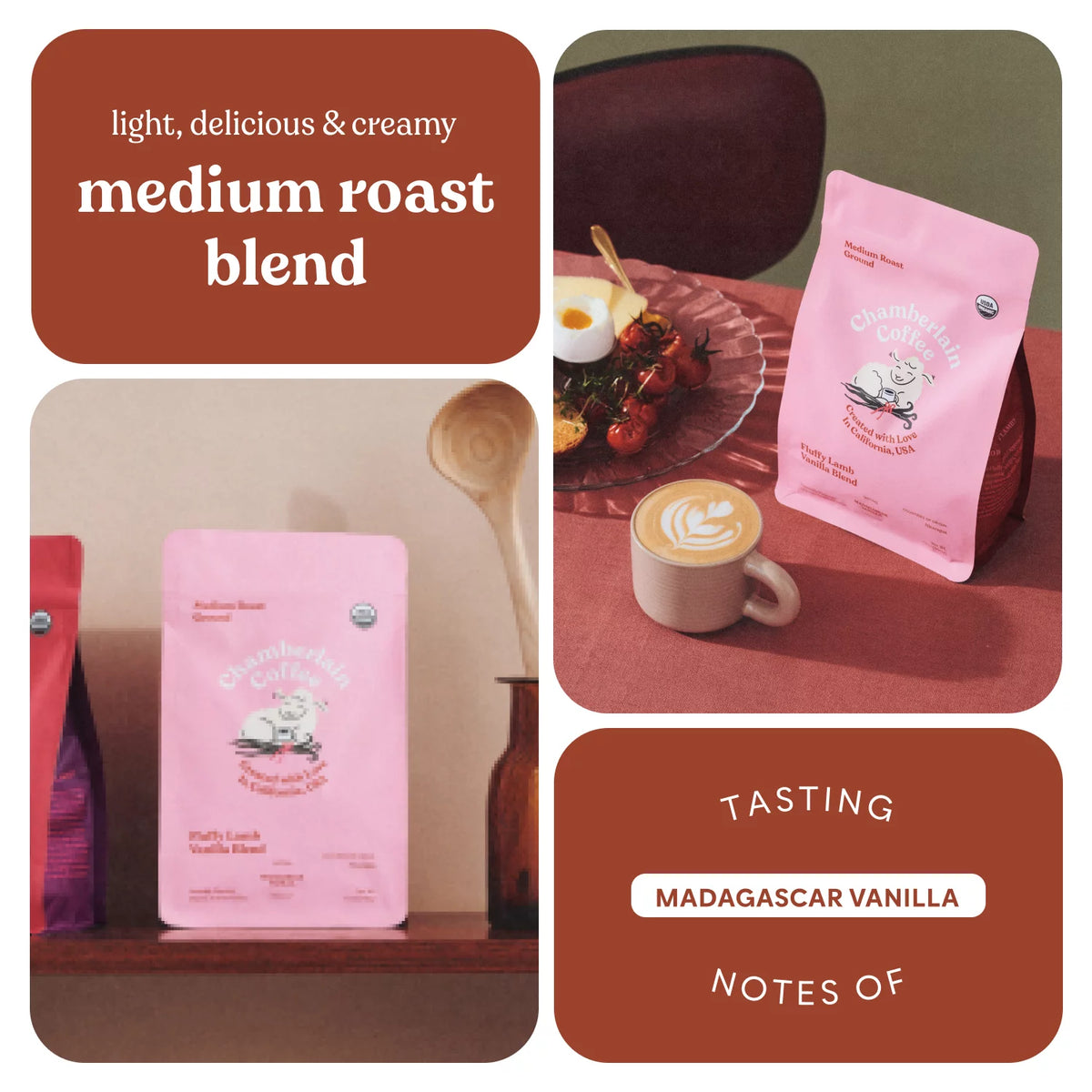 Medium Roast Ground Coffee 12 oz D1048