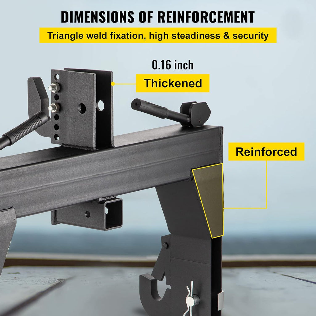 3-Point Quick Hitch, 3000 LBS Lifting Capacity, 26.6" Between Lower Arms B13894