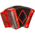 Red Accordion with Case A852043