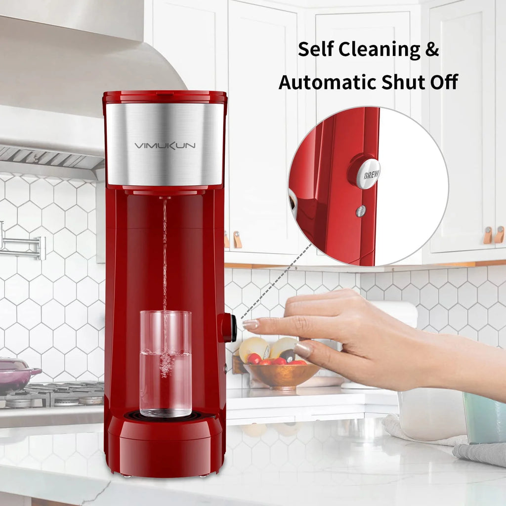 Single Serve Coffee Maker with 6 to 14oz Reservoir, Mini Size E39396
