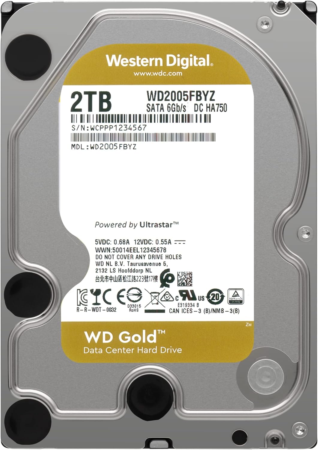 6TB 7200 RPM SATA 3.5 Internal Hard Drive O684076