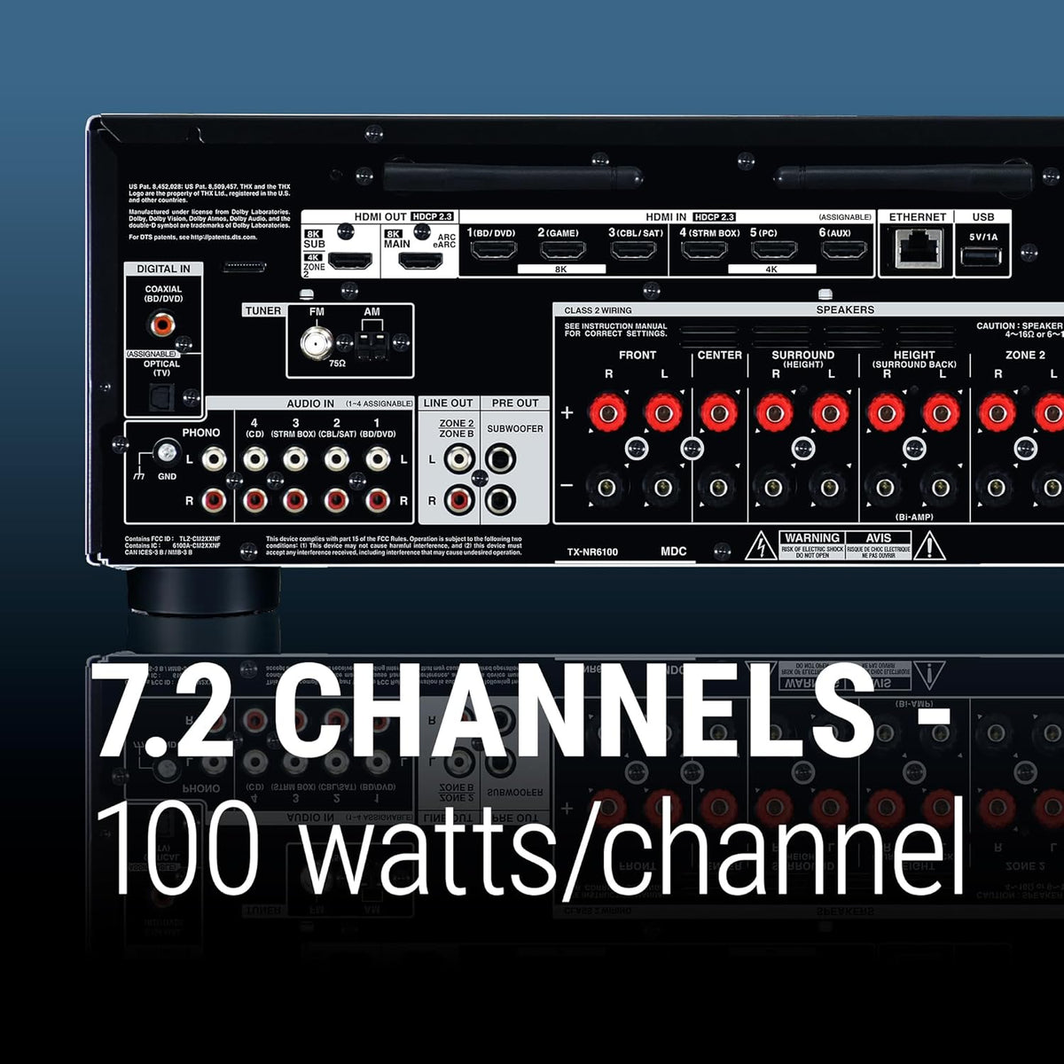 7.2 Channel Network AV Receiver Z809