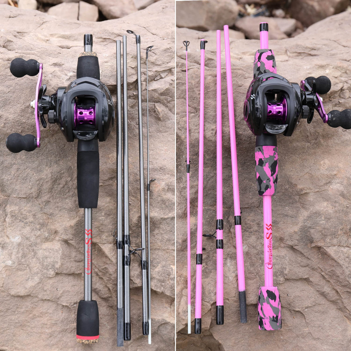 Casting Fishing Rod and Fishing Reel Combo W611157