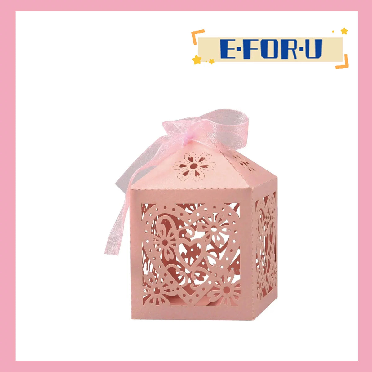 Laser Cut Wedding Candy Gift Box U347