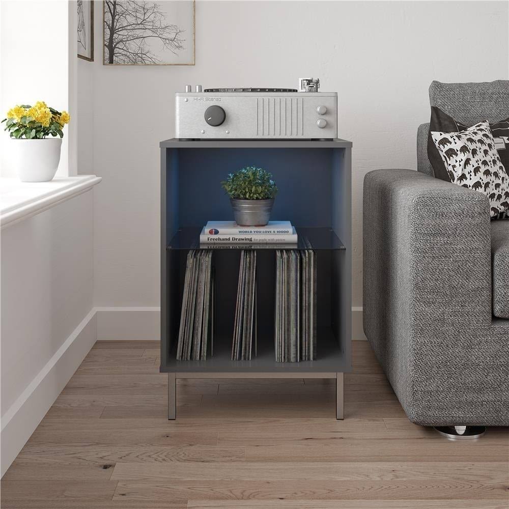 White Turntable Stand V3040