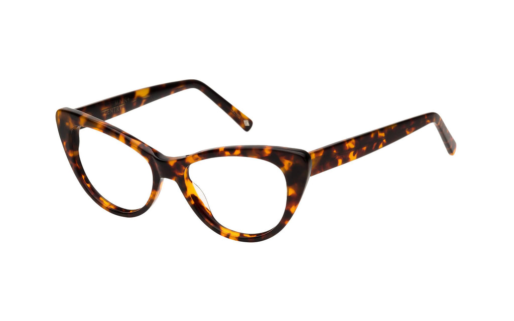 Cat-Eye Glasses, Brown/Tortoise C821