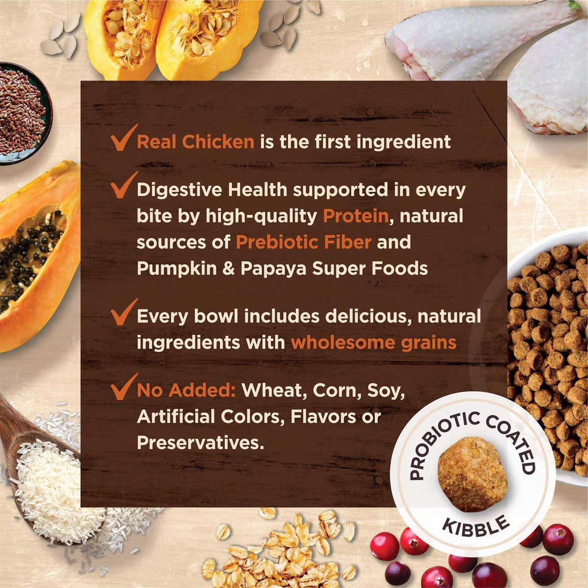 Chicken & Rice Dry Cat Food A7923