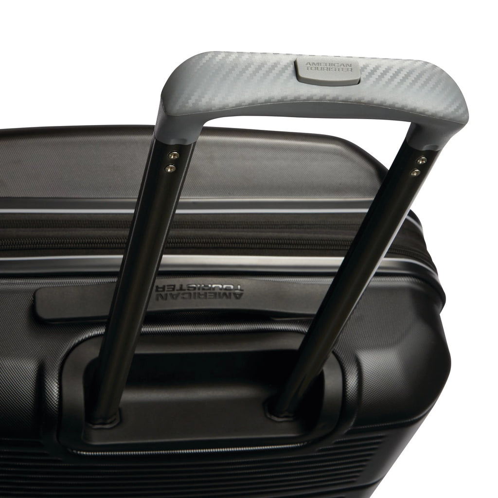 Hardside Medium Checked Spinner Luggage Jet Black Y293