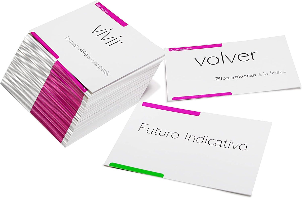 Spanish Conjugation Flash Cards U81178