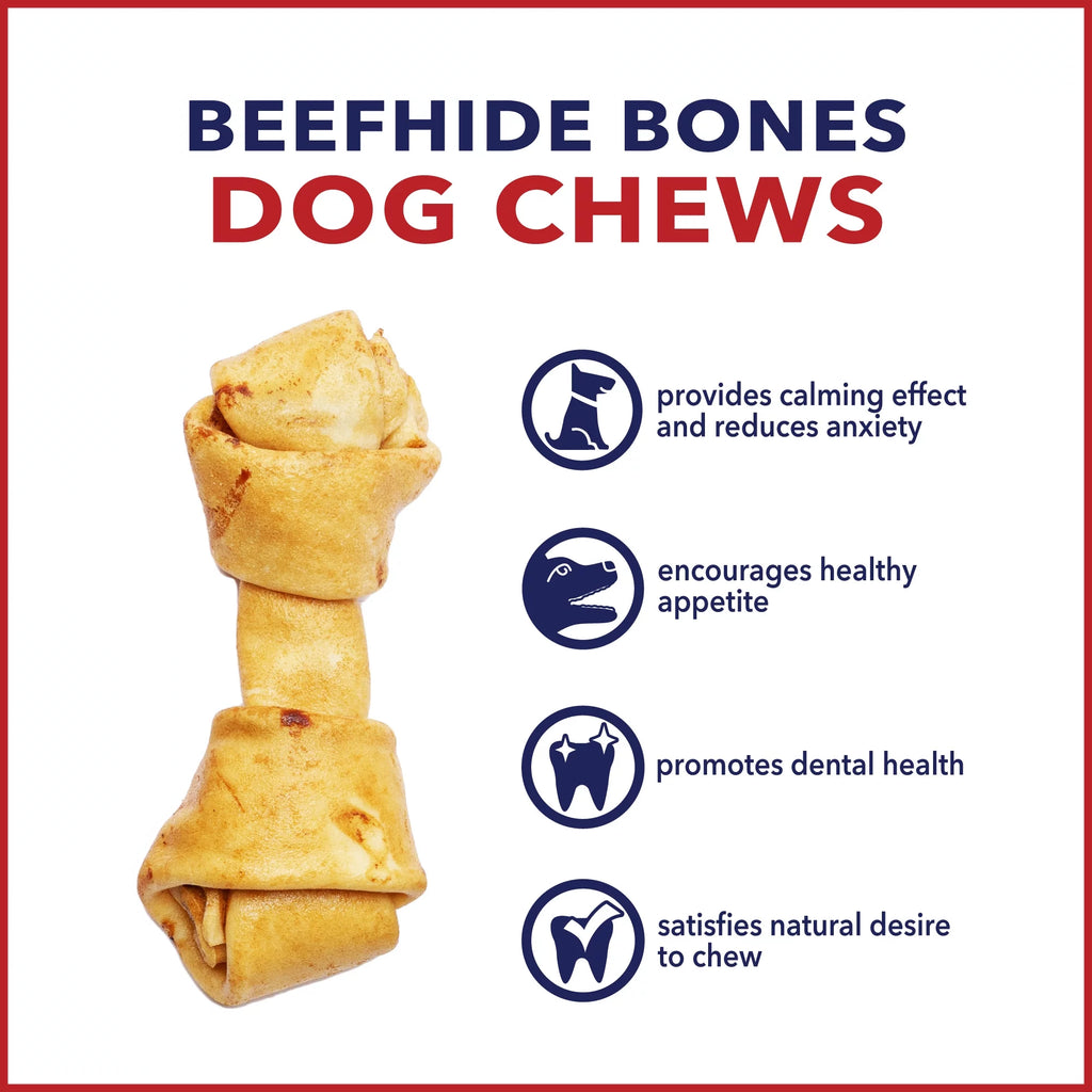 Beefhide Bones Chicken Flavored 6", 12 Count W57701