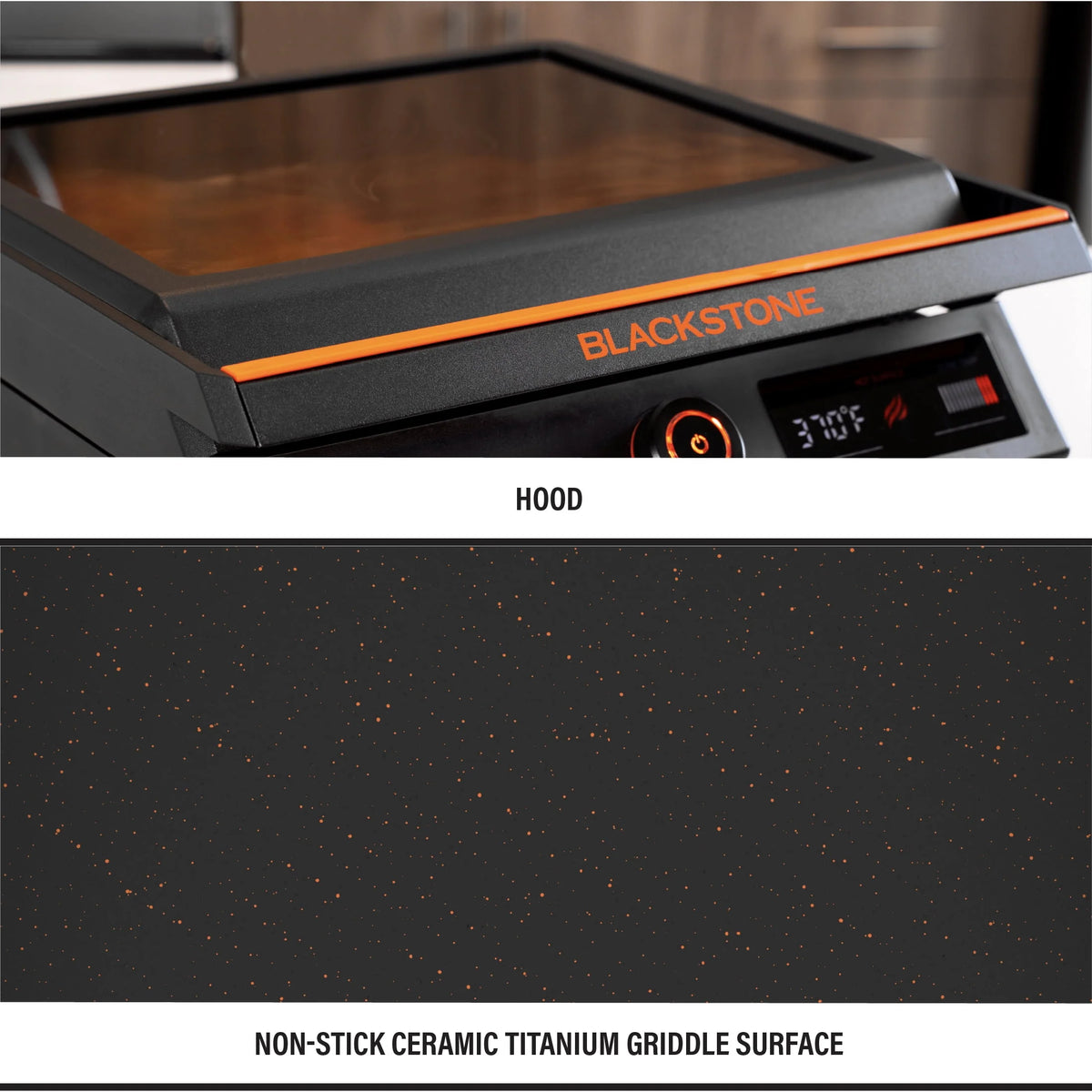 17 Electric Tabletop Griddle with Hood L5547