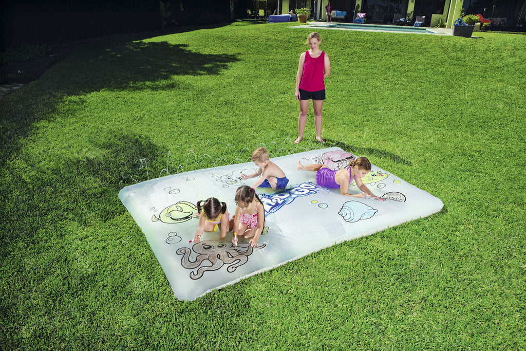 9.8' x 6.6' Art Water Mat R50470