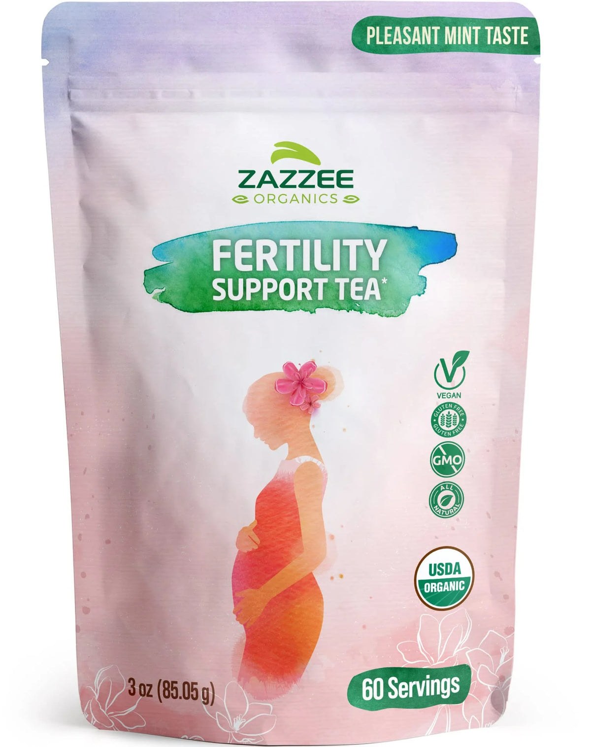 Organic Fertility Support Tea 60 Servings 3 Ounces H78695