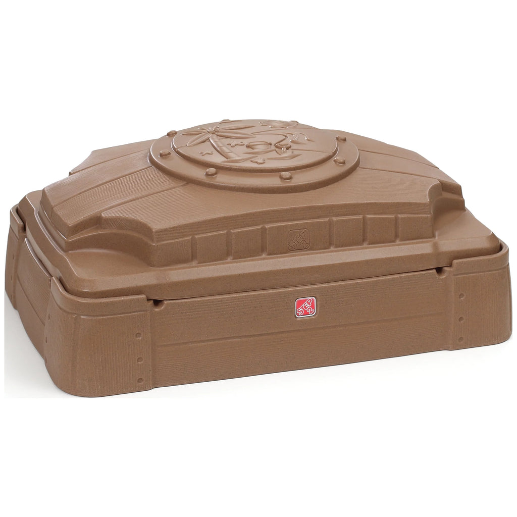 Brown Plastic Kids Sandbox with Cover H886