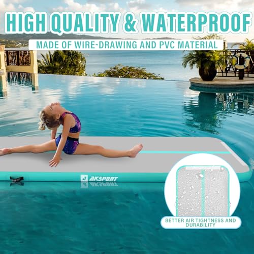 Inflatable Gymnastics Tumbling Mat with Air Pump T7827