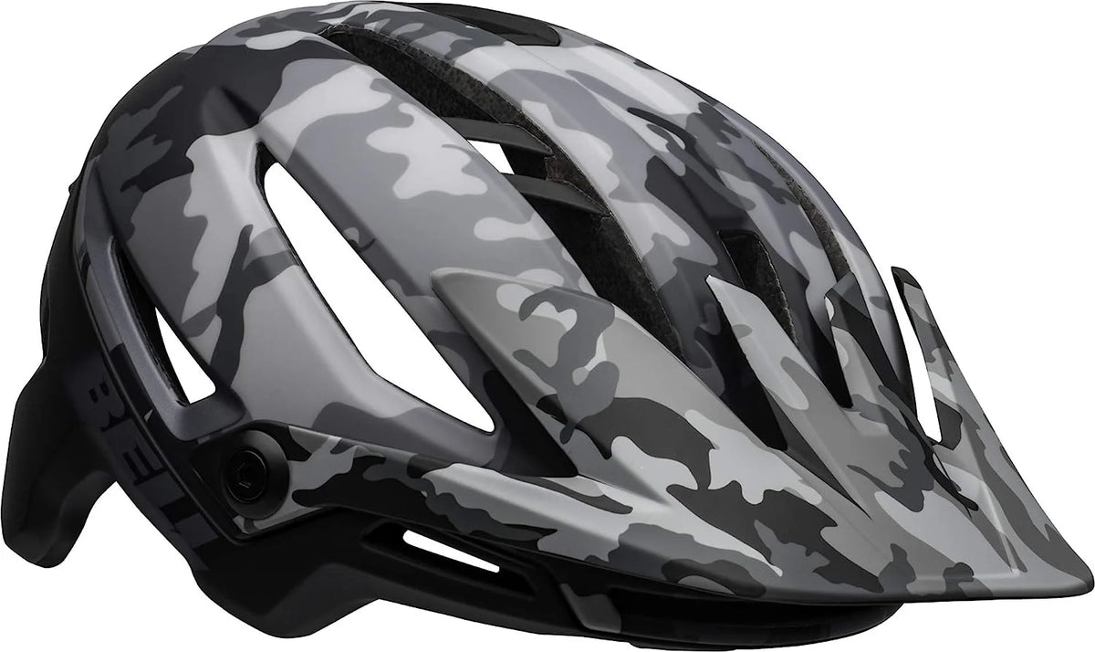 Matte Gloss Black Camo Mountain Bike Helmet C7170