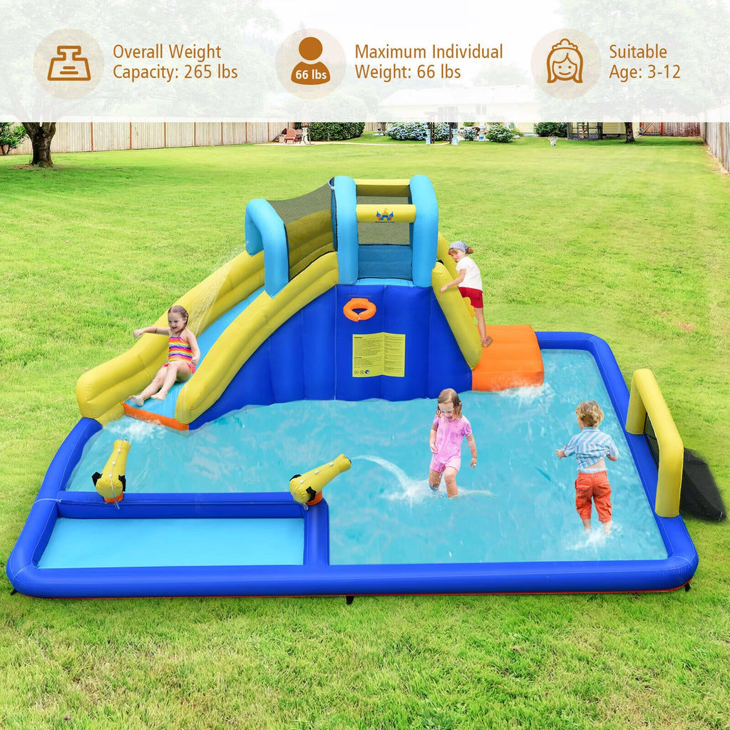 Inflatable Climbing Wall Water Slide Bounce House S51821