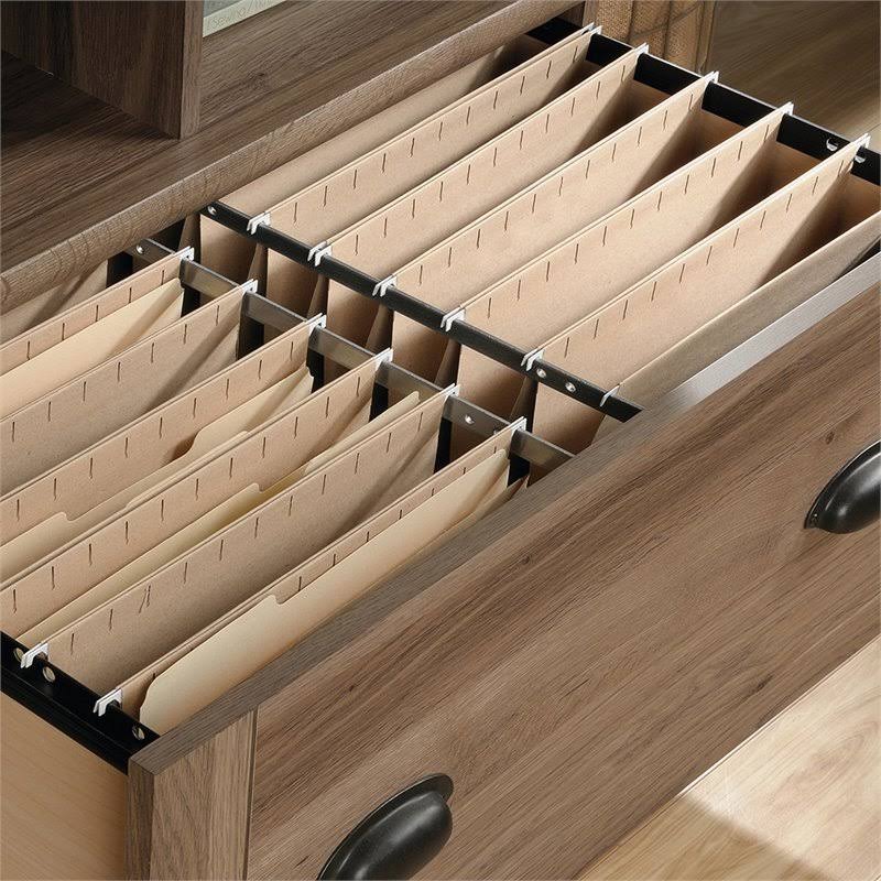 Salt Oak 2 Piece Desk and File Cabinet Set P16603