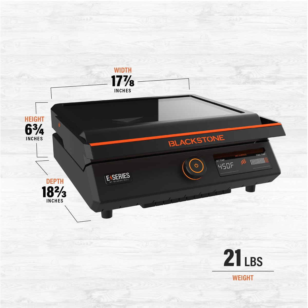 17 Electric Tabletop Griddle with Hood L5547