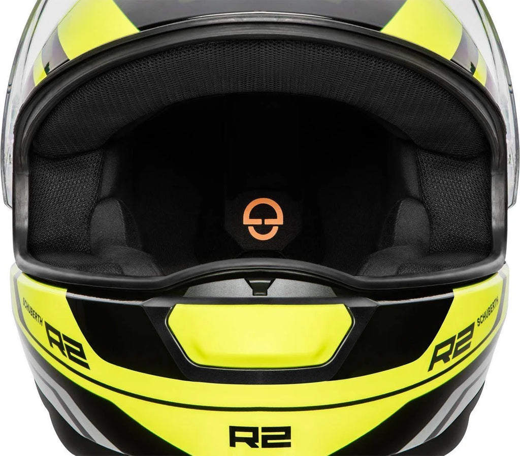Yellow Motorcycle Helmet B82389