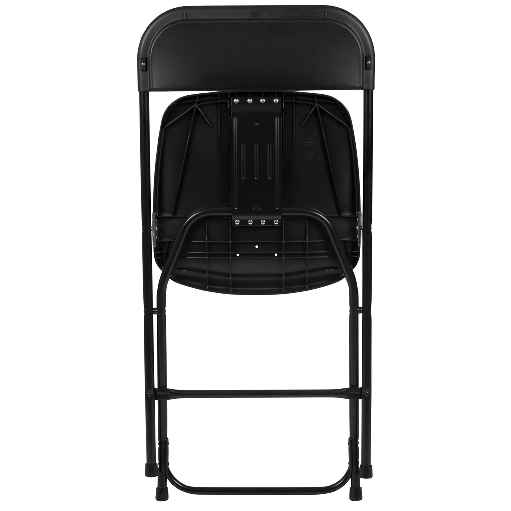 Black Plastic Folding Chair 2 Pack P692