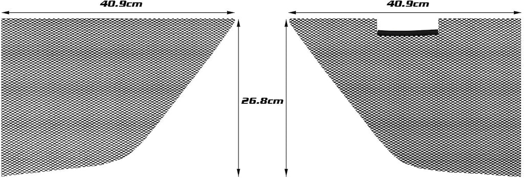 Aluminum Front Bumper Grille Mesh Set M74434