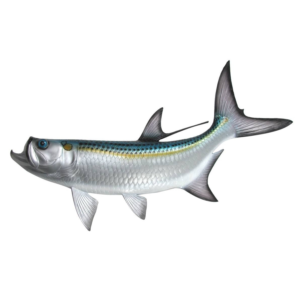 48x22 Tarpon Fish Wall Mount Plaque S10946